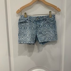 Old navy patterned jean shorts
